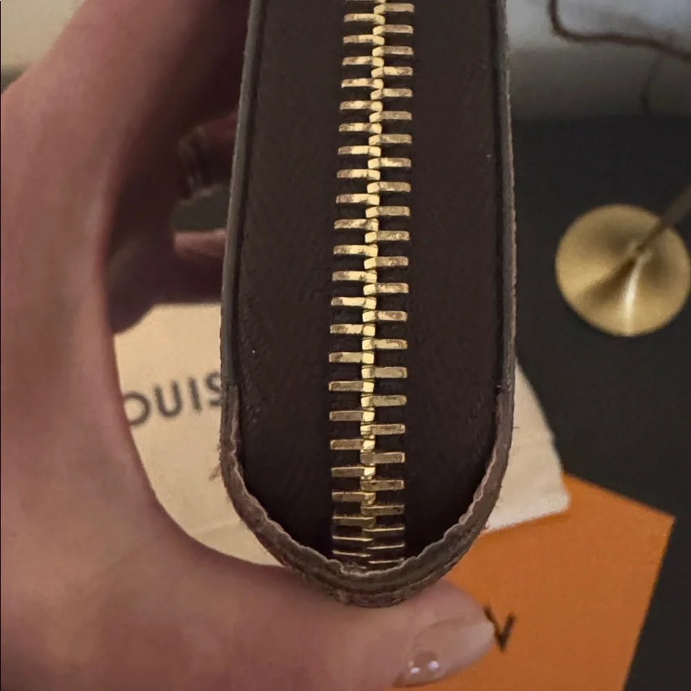 Louis Vuitton Zippy Wallet Damier Ebene Rose Ballerine - Picture 14 of 14